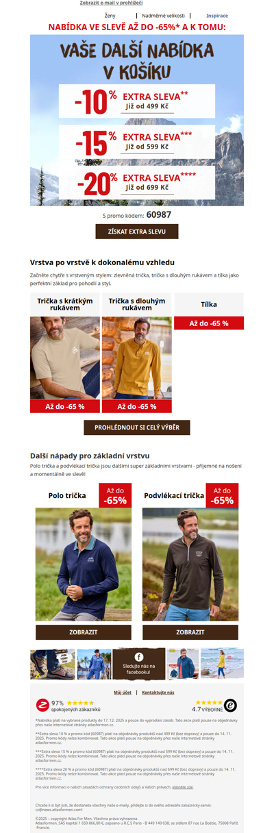 Kterou extra slevu si vyberete?