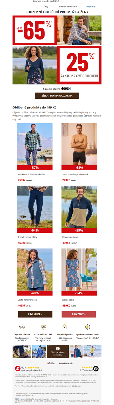 Oblečení za méně než 500 Kč