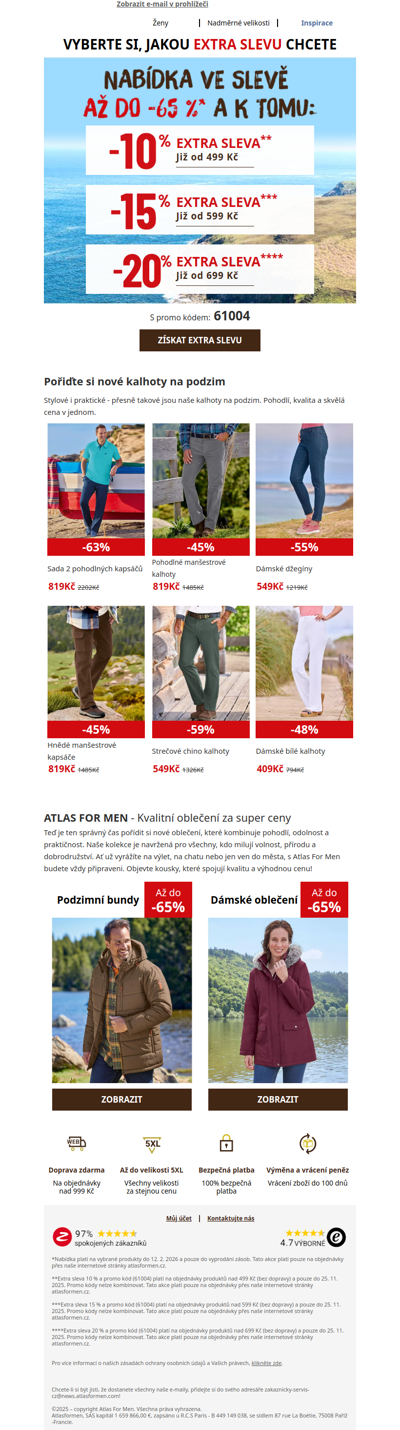 Kterou ze 3 slev si vyberete?