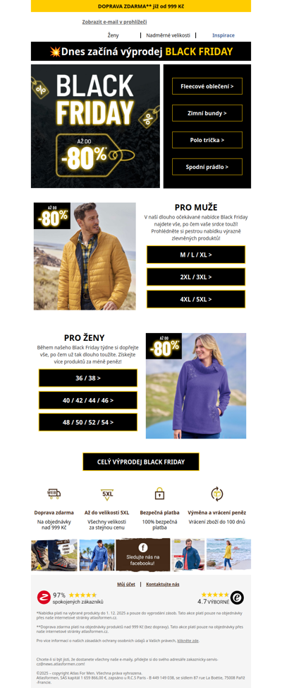 Až do -80 %: Black Friday