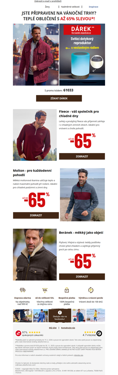 Dárek ke každé objednávce