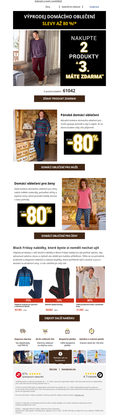 Black Friday: 1 produkt zdarma 🤩