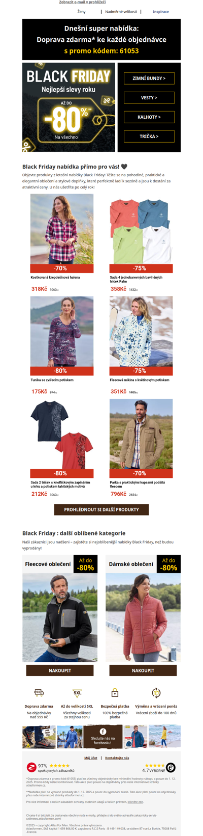 Doprava zdarma ke každé objednávce🖤