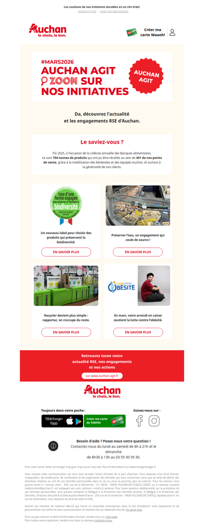 RSE : nos engagements pour vous !