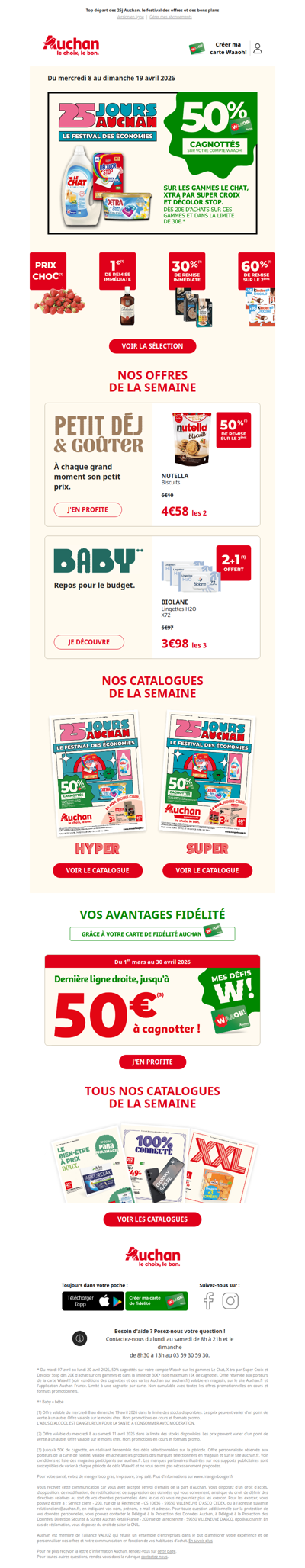 C'est parti pour 25 jours d'économies