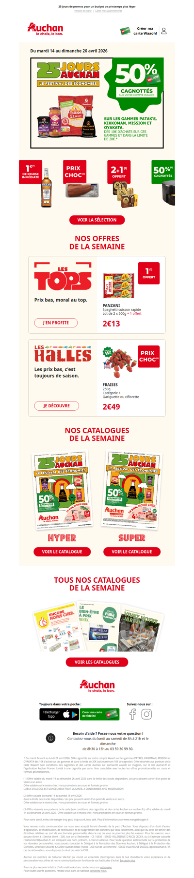 Le festival des économies continue !