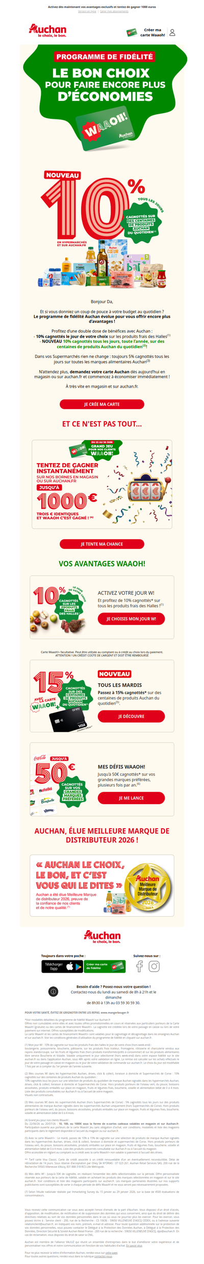 ✨ Votre programme de fidélité évolue !