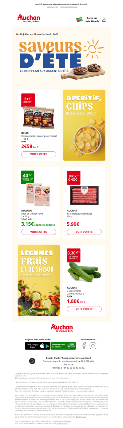 ☀️ Saveurs d’été : des offres à croquer