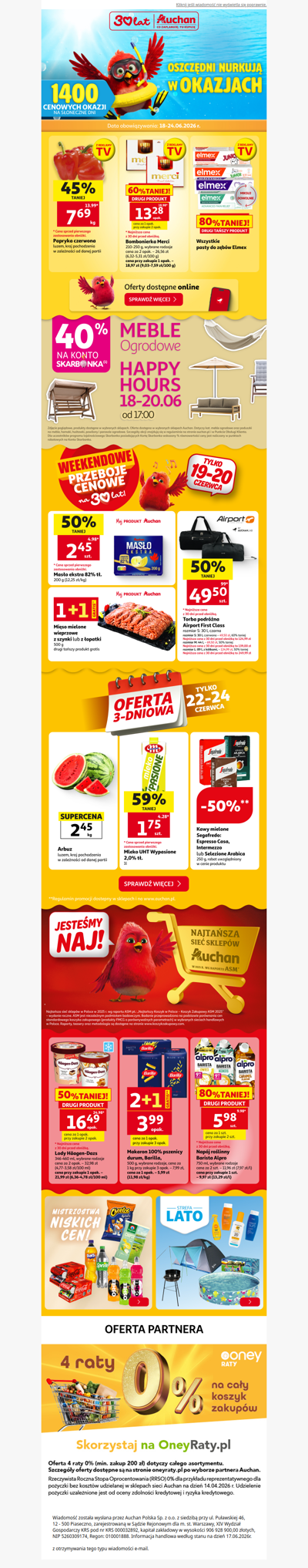 1400 cenowych OKAZJI w Auchan. Sprawdź >>