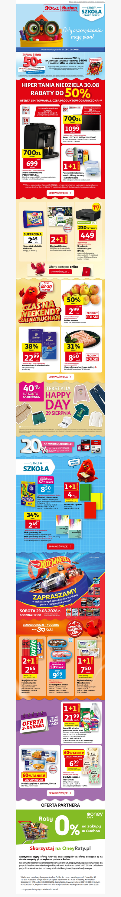 ✨EBON 50zł na zakupy szkolne! Sprawdź RABATY do 50% i nie tylko >>