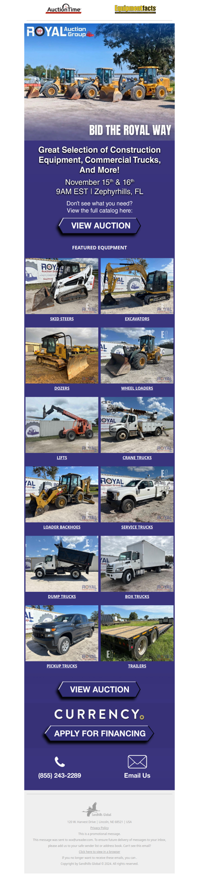 Government Surplus Truck/Equipment Auction