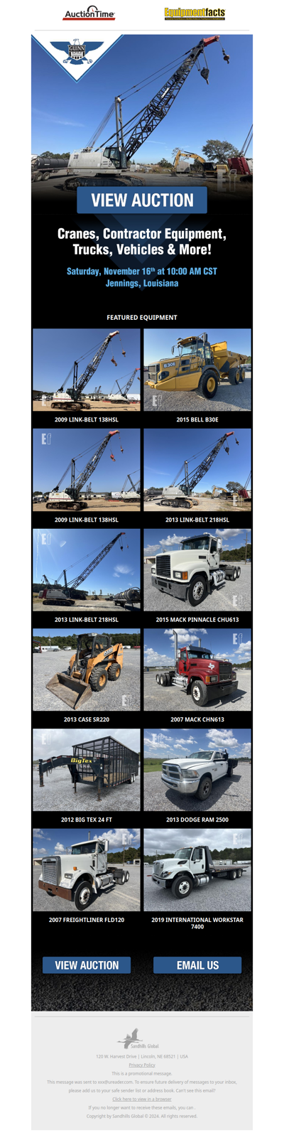 Public Truck, Equipment & Vehicle Auction