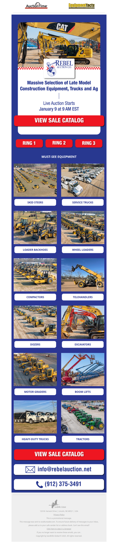 Special Rental Auction: 675+ Machines & Trucks