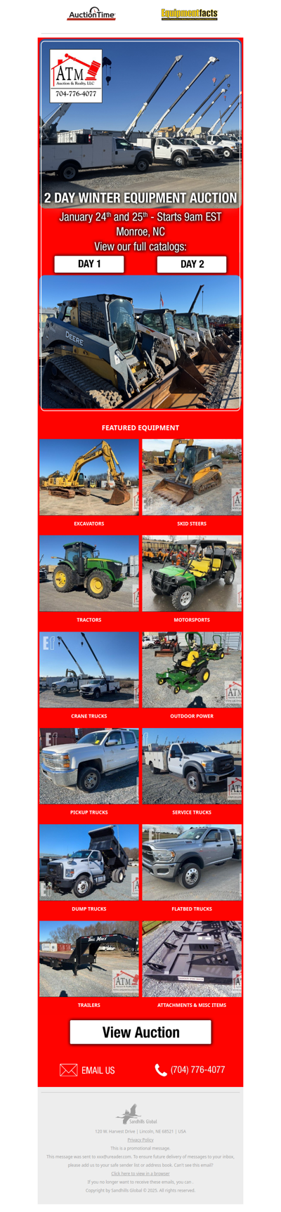 2 Day Winter Equipment Auction