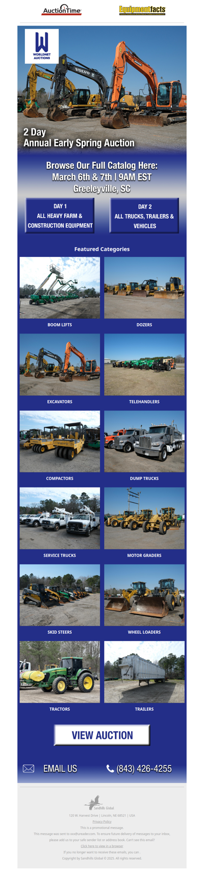 🔥Spring Auction Alert! Massive 2-Day Equipment Sale🔥