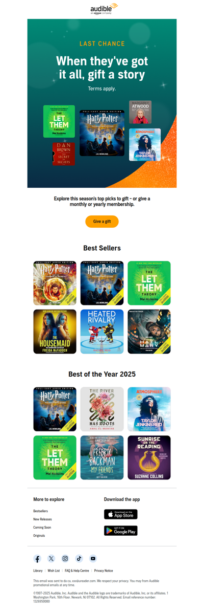 Last chance to give the perfect gift