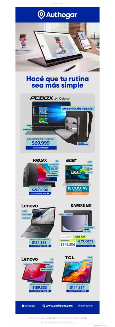 ¡Hacé que tu rutina sea más simple!