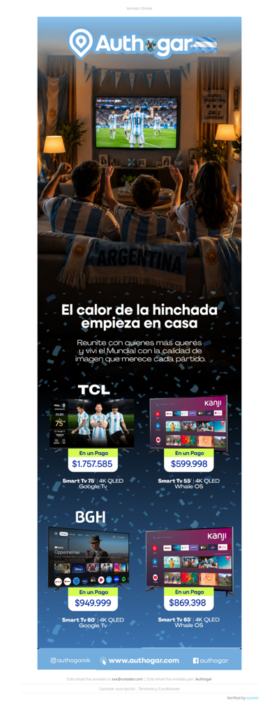 ¡ALENTA A ARGENTINA EN EL MUNDIAL!