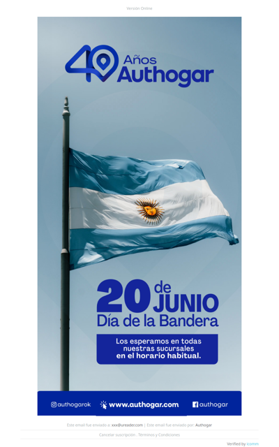 ¡Feliz día de la Bandera!