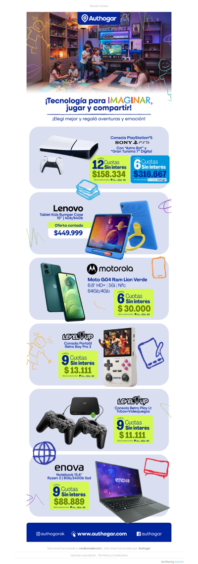 ¡Tecnología para imaginar, jugar y compartir!