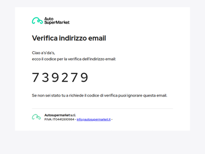 Verifica indirizzo email