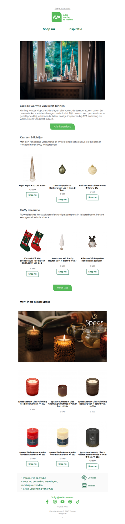 Klop klop ✊ Tijd om de kerstsfeer binnen te laten 🎄