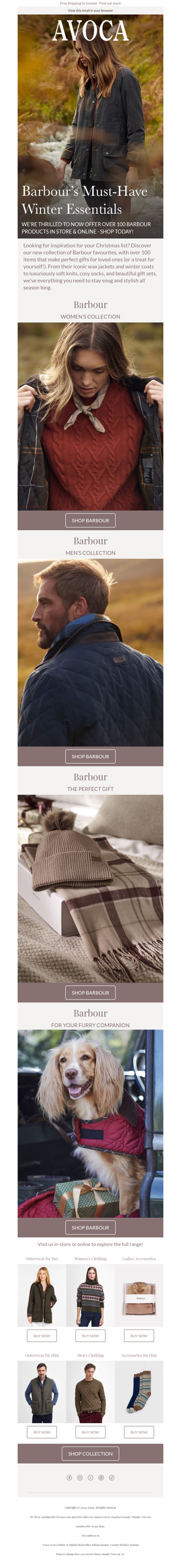 Barbour's Must-Have Winter Essentials 😍