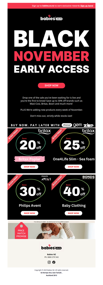 🖤 Black Friday is officially here. 🖤