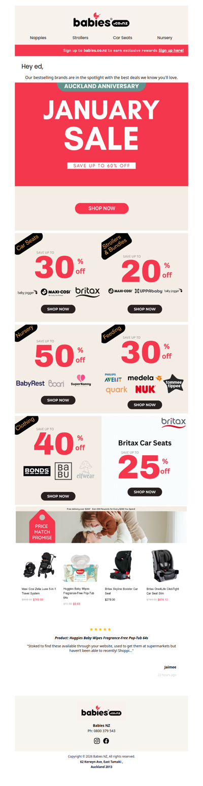 Shop & save on your favorite baby brands!