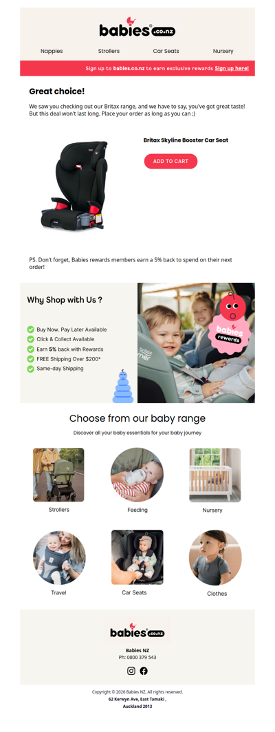 Pick up where you left off! 🛍️