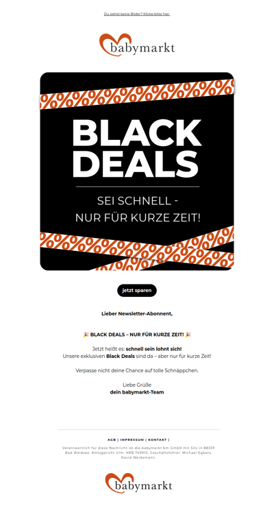 Entdecke jetzt unsere Black Deals!😍
