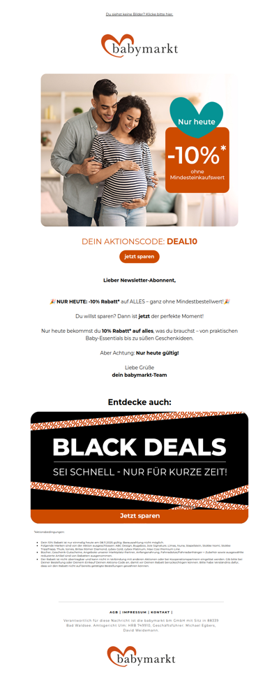 -10% Rabatt ohne Mindesteinkaufswert🎉