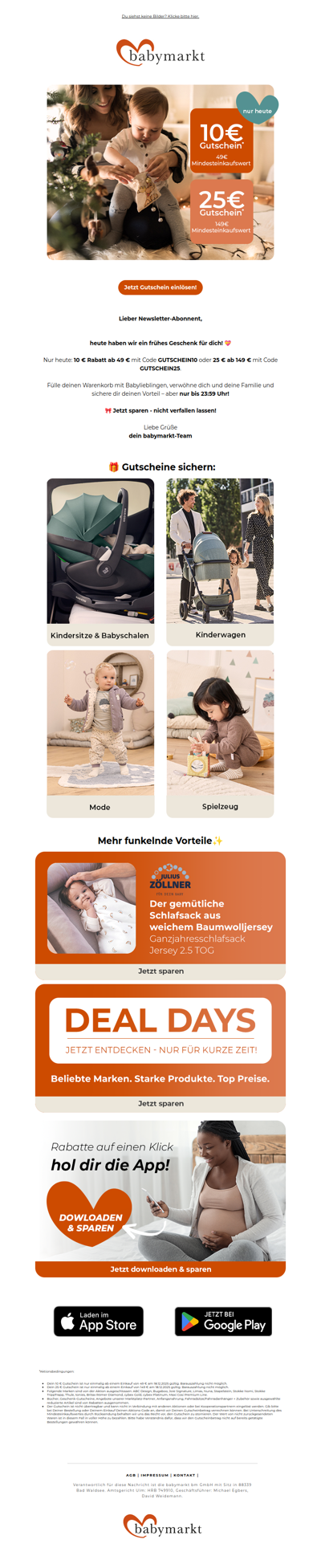 💝 Dein Geschenk wartet: Bis zu 25 € sparen!