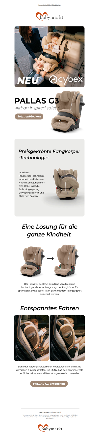 Der neue PALLAS G3 von CYBEX ist da!😍