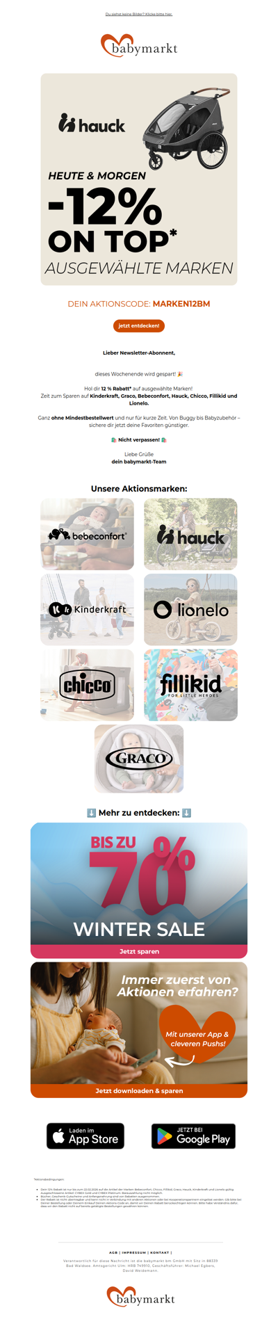 12% on top auf ausgewählte Marken 🎉