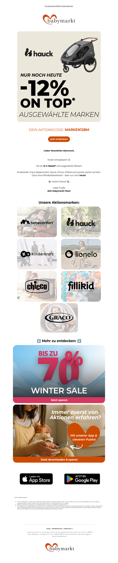 12 % Bonus-Rabatt auf Top-Marken 🎉