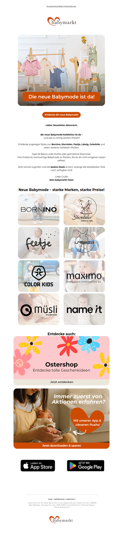 Neue Babymode‑Kollektion: sichere dir Top‑Preise! 🔥