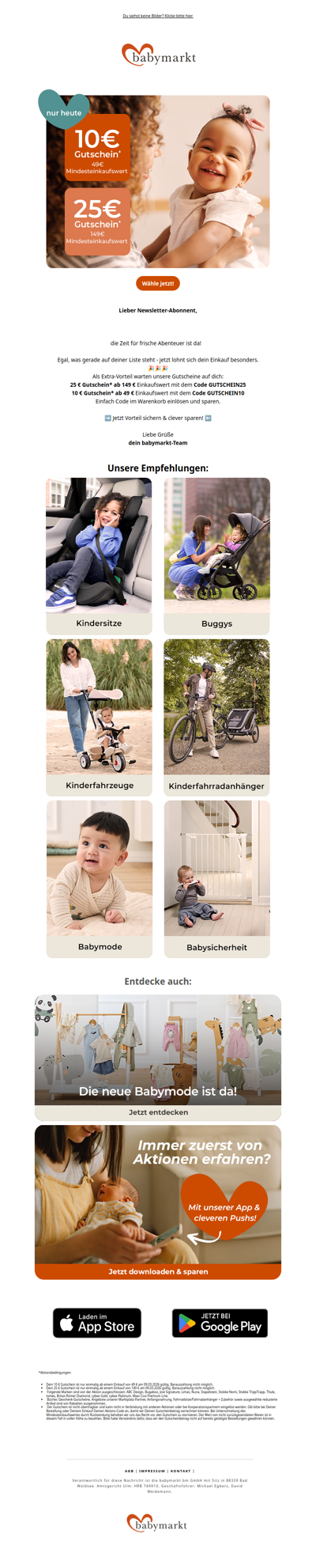 Deine Gutscheine warten auf dich! 🎁