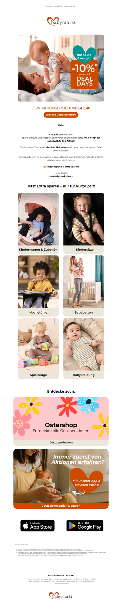 Deal Days + 10% on top – jetzt sparen!🔥