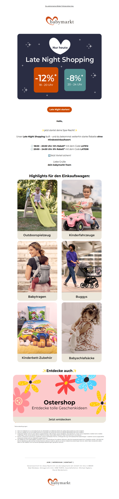 Das Late Night Shopping startet jetzt! ✨