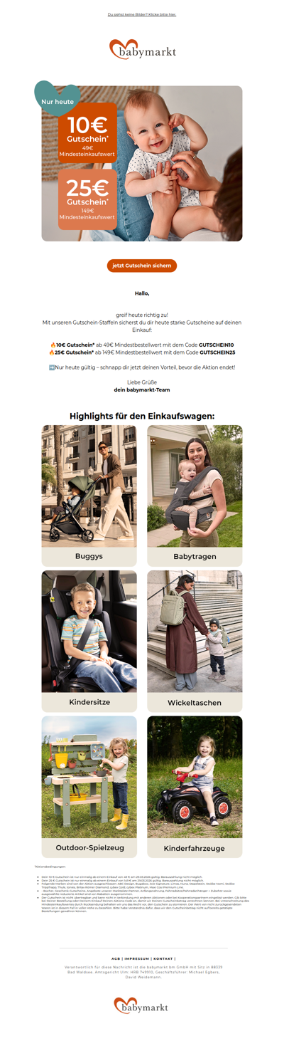 Sichere dir einen 10€ oder 25€ Gutschein!🔥