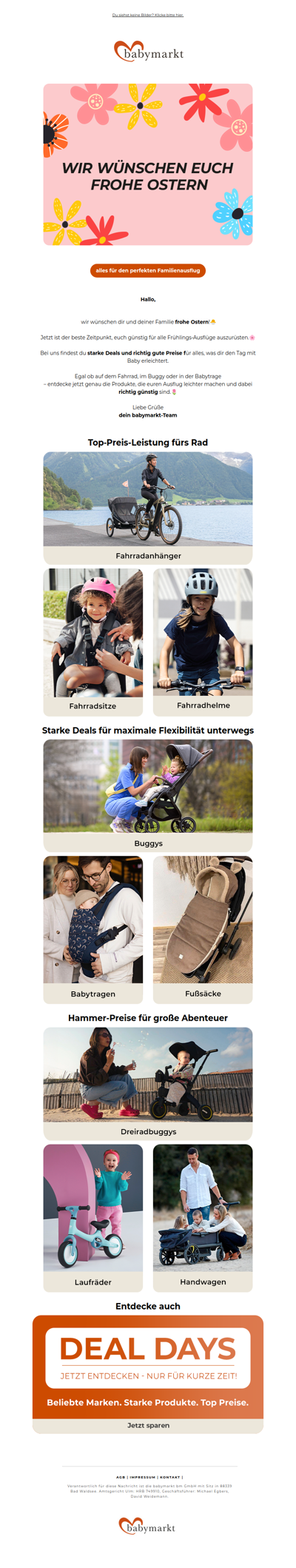 Frohe Ostern! 🐣 Perfekt vorbereitet für euren Familienausflug