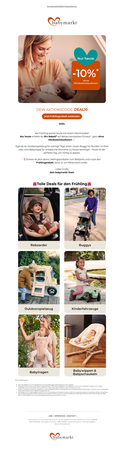 🌸10% Frühlingsrabatt sichern – ohne Mindestbestellwert!