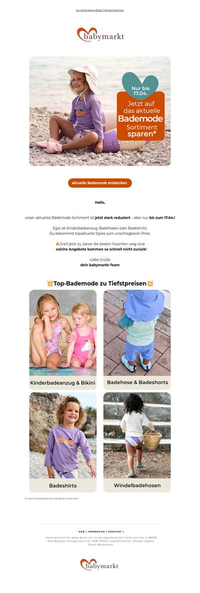 🔥 Spare jetzt auf das aktuelle Bademode Sortiment!