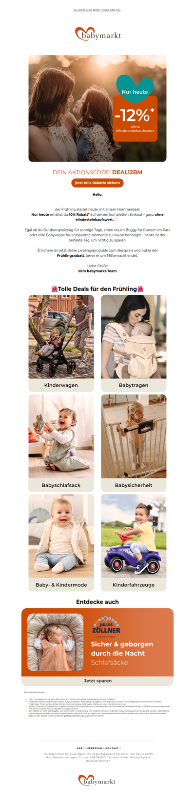 🌸Nur heute: 12% Rabatt ohne Mindesteinkaufswert!