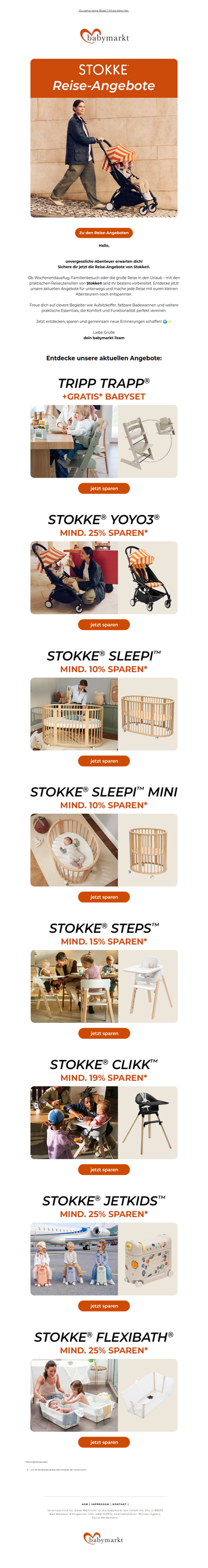 Jetzt Reise-Angebote von Stokke® entdecken ✈️