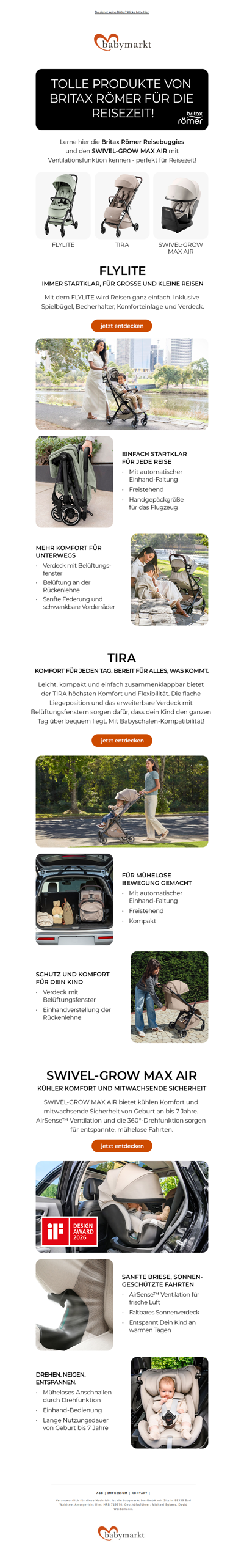 Perfekt für die Reisezeit: Britax Römer entdecken🌅
