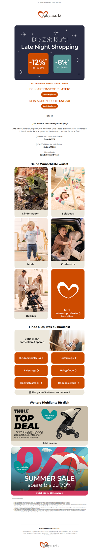 Pssst ... Dein Late Night Shopping startet🌛