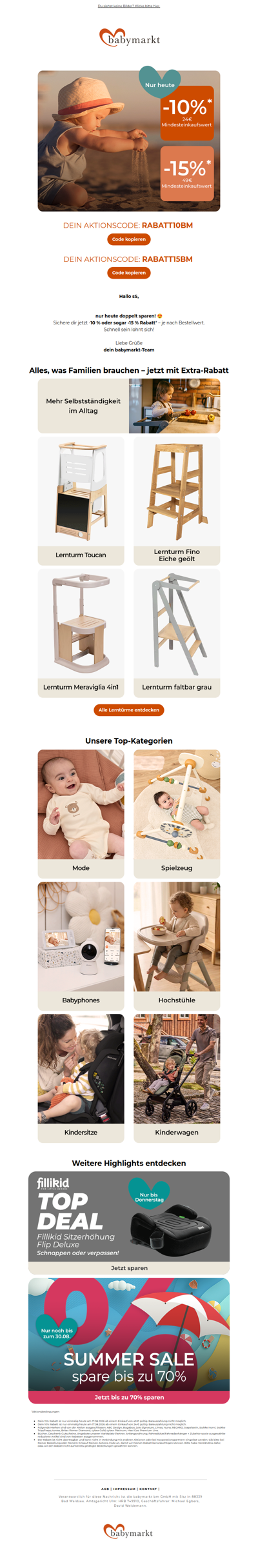 Bis zu -15 % sichern: Mehr kaufen, mehr sparen🧡