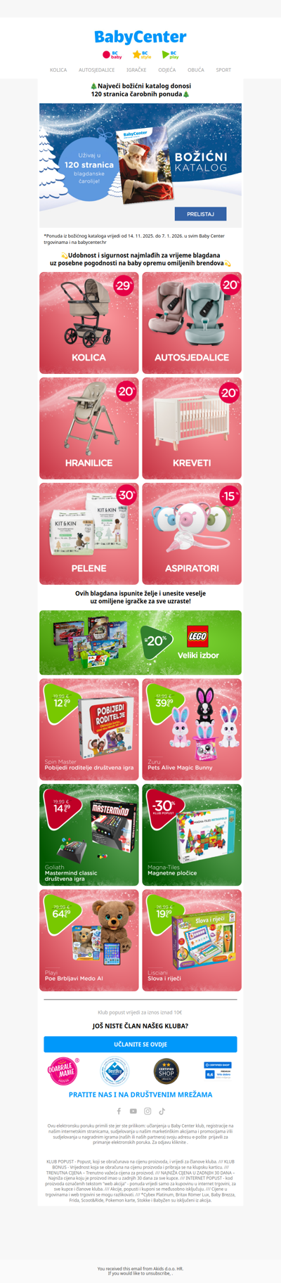 Blagdanska ponuda: Otkrijte POPUSTE na baby opremu 🍼